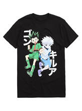 Camiseta personalizada para hombre, camiseta de Hunter X Hunter Duo, talla S-Xxxl, camiseta de novedad, pantalón corto, camiseta de manga corta informal, camiseta Unisex 2019 2024 - compra barato