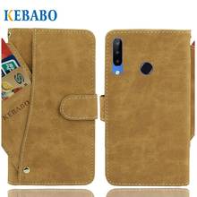 Vintage Leather Wallet Doogee N20 Y9 Plus Case 6.3" Flip Luxury Card Slots Cover Magnet Stand Phone Protective Bags 2024 - buy cheap