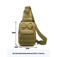 Bolsa masculina de peito militar, equipamento tático, utilidade acampamento, caminhada, bolsa de ombro, caça, mochila de viagem, sling 2024 - compre barato