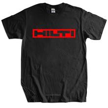 Men Cotton T Shirt Summer Brand Tshirt fashion brand men t shirt Hilti Machine Logo T-Shirt Top Tees Mens Tshirt 2024 - buy cheap