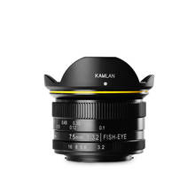 Kamlan 7.5mm F3.2 APS-C Wide-angle fixed focus Pure Manual lens Mirrorless Camera lens for Macro 4/3 2024 - buy cheap