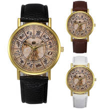 Montre femme relojes para mujer Модные женские Ретро дизайнерские кожаные Аналоговые кварцевые наручные часы из сплава мужские часы 2024 - купить недорого