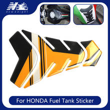 For Honda CBR250 CBR400 CB190R CB750 CBR600R VT250 Motorcycle 3D Decal Gas Fuel Tank Pad Protector Racing Car waterproof Sticker 2024 - buy cheap