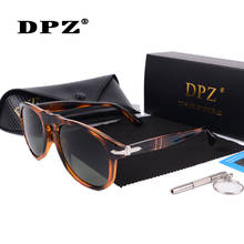 Dpz-óculos de sol polarizado, modelo clássico de óculos escuros, modelo feminino, vintage 2024 - compre barato