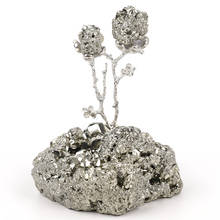 1pcs Natural Amethyst Cluster Quartz Pyrite Tree Shape Quartz Geode Stones Minerals Raw Home Decor 2024 - buy cheap