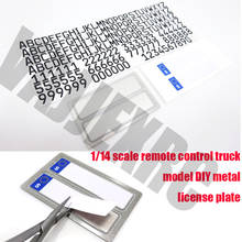 Metal Sign with Decorative Sticker Set  for 1/14 Remote Control Tractors Scania R470 R620 56323 56318 2024 - buy cheap