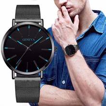 Men's Watch Black Gold Brand Sports Fashion Quartz Wrist Watch Ultra-thin Waterproof 2021 Couple Luxury Men's Clock reloj mujer 2024 - buy cheap