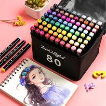 40/60/80/120/168 Color Marker Pen Watercolor Brush Pen Sketch Marker Drawing Art Brush Pen Supplies Stationery Calligraphy 2024 - buy cheap
