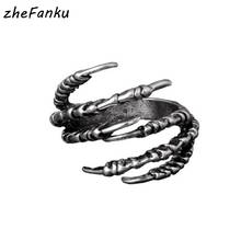 Модные мужские кольца для открытия Talon, тайное ювелирное изделие, готическое панк античное медное кольцо в виде орла 2024 - купить недорого