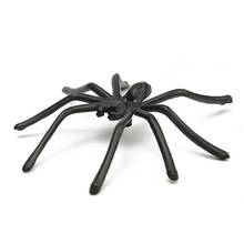 Araña falsa para Halloween, juguete de broma, accesorio para fiesta, decoración de insectos (negro), 20 Uds. 2024 - compra barato