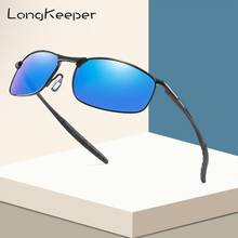 LongKeeper Vintage Retro Brand Design Polarized Sunglasses Men Square Driving Goggles Day Night Vision Sun glasses UV400 hombre 2024 - buy cheap