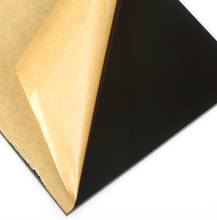 Metacrilato de polymethyl de vidro orgânico da folha plástica do plexiglás do preto puro lustroso da placa acrílica 1mm 3mm 8mm espessura 200*200mm 2024 - compre barato
