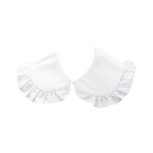 Japanese Sweet Women Girls White Doll False Fake Collar Pleated Ruffles Patchwork Trim Detachable Half Shirt Shawl 2024 - buy cheap