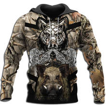 Tessffel mais novo caçador de javalis caça animal camo tatuagem 3dprint pulôver newfashion streetwear zip/camisolas/moletons/jaqueta n15 2024 - compre barato