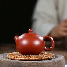 Yixing bule de chá xishi clássico, bule de chá roxo argila, artesanal, calor dahongpao autêntico 188 filtro de buraco de bola 150ml 2024 - compre barato
