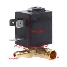 2021 New Cannula N/C AC 230V G1/8" Brass Steam Air Generator Water Solenoid Valve Coffee 2024 - buy cheap