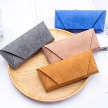 Fashion Pu Leather Cover Sunglasses Case For Women Men Glasses Portable Soft Glasses Pouch Bag Accessories 2024 - buy cheap