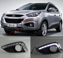 2pcs Car LED DRL For Hyundai ix35 ix 35 2010 2011 2012 2013 Car DRL Fog Driving Daytime Running Lamp Turn Light Waterproof YZY 2024 - buy cheap