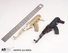 Modelo de arma de plástico a escala 1/6 AS055, compatible con figuras militares de acción, accesorio de piezas de juguete de 12" 2024 - compra barato