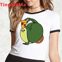 Camiseta feminina de abacate, top e camiseta para casal estilosa harajuku 2021 2024 - compre barato