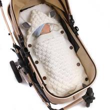0-9M Cartoon Fox Baby Sleeping Bags Envelopes Knit Newborn Bebes Swaddle Wrap Sleepsacks for Stroller Infant Kids Accessories 2024 - buy cheap