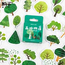 46sheets/set Sticker Set Forest Series Diy Cute Stickers Ins Style Scrapbooking School Suppliers Stationery Art Supplies 2024 - buy cheap