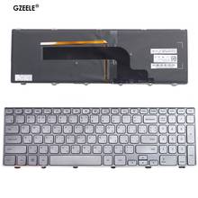 New RU/US laptop Keyboard for Dell Inspiron 15 7537 7000 P36F 15-7000 Series with backlight silver 2024 - buy cheap