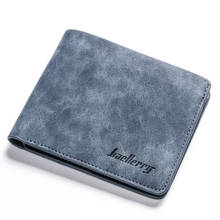 Fashion Scrub Leather Men Wallets Vintage Designer Male Short Wallet Bifold SIM Card Holder Slim Purses For 2024 - buy cheap