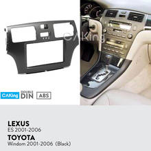 Car Fascia Radio Panel for Lexus ES , Toyota Windom 2001-2006 (Black) Dash Kit Install Facia Plate Adapter Console Bezel Adapter 2024 - buy cheap