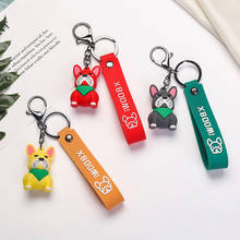 2021 new cartoon method fighting dog keychain cute doll keychain creative custom couple ins bag pendant car keychain 2024 - buy cheap