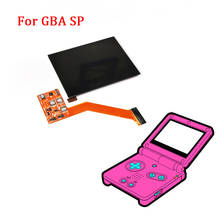 IPS V2 LCD Screen Replacement Kits for GBA SP IPS V2 LCD Backlight Screen High Brightness LCD Kits For GBASP with Glass Lens#45 2024 - buy cheap