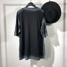 Owen seak Men T Shirt Men's Clothing Hip Hop Tops Tees High Street Summer Japanese Male Solid OverSized Black T Shirt 2024 - buy cheap