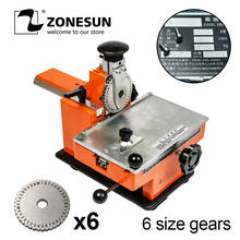 ZONESUN-máquina de grabado manual de acero, máquina de estampado de placa de nombre de aleación de aluminio, herramienta de grabado de etiquetas 2024 - compra barato
