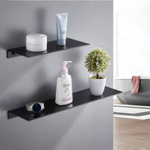 Shower Shelf Bathroom Accessories Space Aluminum Black/White Bathroom Shelves Kitchen Wall Shelf Shower Storage Rack Organizer 2024 - buy cheap