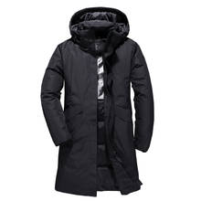 High Quality Men's Long Jacket Thicken Winter 2020 New Hat Warm Parker Windproof and Waterproof -30 Degrees 2024 - buy cheap