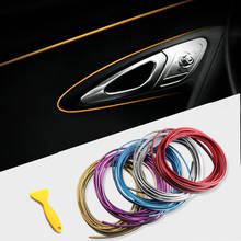 5M Car Interior Decoration Moulding Trim Strip DIY Universal Car Chrome Dashboard Seal Interior Exterior Edge Auto Car Styling 2024 - buy cheap