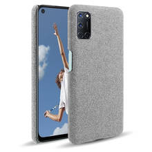 Cloth Cases For OPPO A72 A52 A92 Case Slim Retro Cloth Hard Phone Cover For OPPO A52 A72 A92 A92s A 52 72 92 6.5 in Funda Capa 2024 - buy cheap