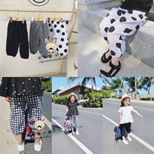 2020 Girls Boys Summer 3/4 Length Casual Pant Kids Baby Children Trousers 1314 2024 - buy cheap