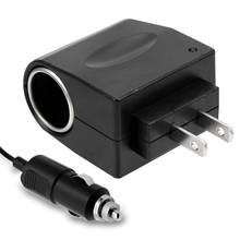 LEEPEE Black AC 220V To DC 12V Converter EU US Plug Car Cigarette Lighter Adapter Auto Accessories 2024 - buy cheap
