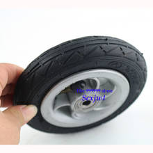 5x1 pneu pneumático com tubo interno do veículo elétrico 5x1 pneus roda de metal hub 5 Polegada rodízio pneumático do gocart da roda 2024 - compre barato