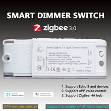 5/1PCS Zigbee Smart Light Dimmer Module Switch Wireless Controller Dimmer Module Light Voice Control Work With Alexa SmartThings 2024 - buy cheap