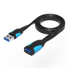 Vention-Cable de extensión USB 3,0, extensor de datos macho a hembra para PC, Smart-TV, PS4, extensión de Cable USB 3,0 2024 - compra barato