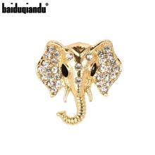 baiduqiandu Lucky Elephant Brooch Pins For Women Kids Scarf Clothes Hat Accessories Jewelry 2024 - buy cheap