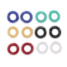 12PCS 12PCS Spiky Sensory Finger Acupressure Ring Fidget Toy For Kids Adults Silent Stress Relief Massager Helps With Focus ADHD 2024 - buy cheap