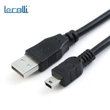 Adapter Cable USB Cable Direct Sales Pure Copper 1.5 Meters MINI USB Data Cable USB Male To T-Shaped Mouth USBA To 5P Line 2024 - buy cheap