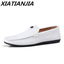 2019 nova explosão casual ervilhas sapatos masculinos tênis mocassins mocassins sapatos de couro masculino calçados chaussure homme 2024 - compre barato