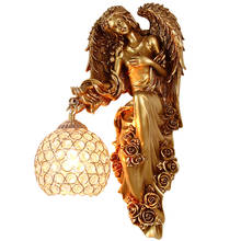 Angel Girl Wall Lamps Rose Wings Creative Wall Sconces Lighting Fixture for Living Room Bedroom Bar Wall Mirror Light Home Decor 2024 - buy cheap