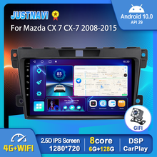 Radio con GPS para coche, reproductor con Android 10,0, estéreo, DSP, Carplay, 4G, 9 pulgadas, DSP, 6G, 2008G, sin 2 din, DVD, para Mazda CX 7, CX-7, 2015-128 2024 - compra barato