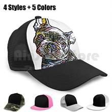 Frenchie Baseball Cap Unisex Mesh Casual Print Adjustable Frenchie Dog French Bulldog Pet Puppy 2024 - buy cheap