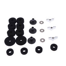 Durable Hi-Hat Cymbal Stand Felts Sleeves Wing Nuts Washers Pack for Drummer 2024 - buy cheap